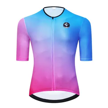 

Short Sleeves Team Bicycle Clothing Pro Geeklion Quick-Dry Fading Jersey MTB Aero Ciclismo Maillot