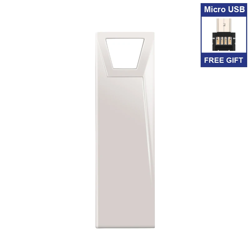 

Free Micro USB adapter Super mini usb flash drive pendrive 8gb 16gb 32gb 64gb 128gb 256gb 512gb USB memory stick for laptop pc