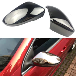 Couvercle de rétroviseur de haute qualité, en acier au tungstène et noir, pour VW Passat B7 CC Jetta Scirocco coccinelle, 2010 – 2018, installation facile 