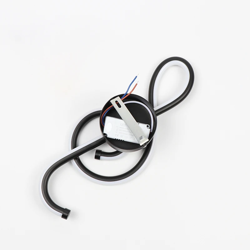 RGB Decoration Wall Lamp Bedroom Beside Wall Light Music Clef Shape Night Light Home Indoor Living Room Decoration AC90-260V