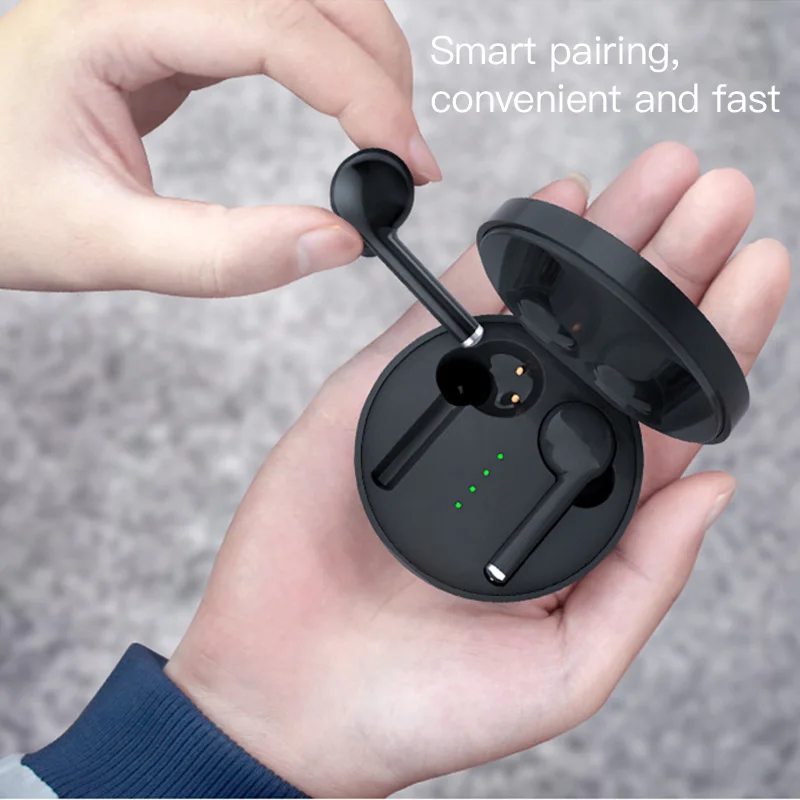 TWS-40 5.0 Intelligent Wireless Bluetooth Earbud 3D HiFi stereo sports wireless Earphone charging box Sport Gaming headphones
