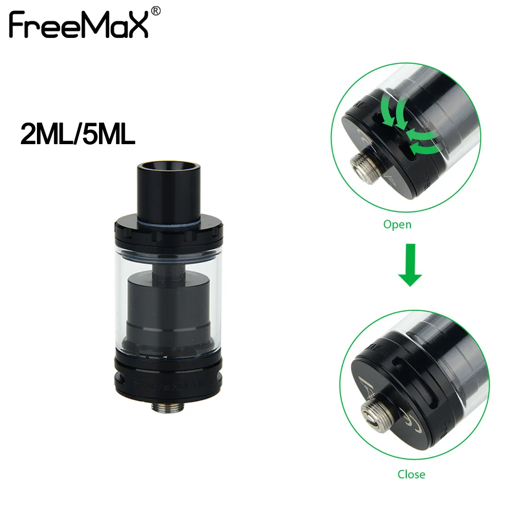 Бак для электронной сигареты FreeMax Starre RDTA бак Mini Tank объемом 2 мл и 5 510 Thread Squonk Box Mod |