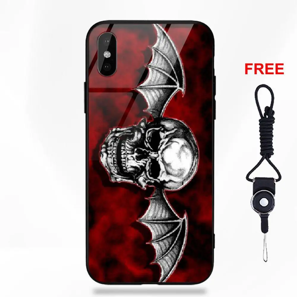 Avenged семифолд логотип закаленное стекло стиль для huawei Honor 7X P20 Lite mate 10 Pro Redmi 5 Note 5A 6 для Galaxy S8 S9 Plus - Цвет: as picture