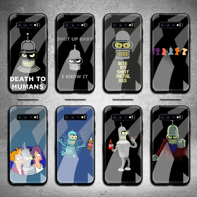 Милый детский чехол для телефона из закаленного стекла Samsung S20 Plus S7 S8 S9 S10 Note 8 9 10 |