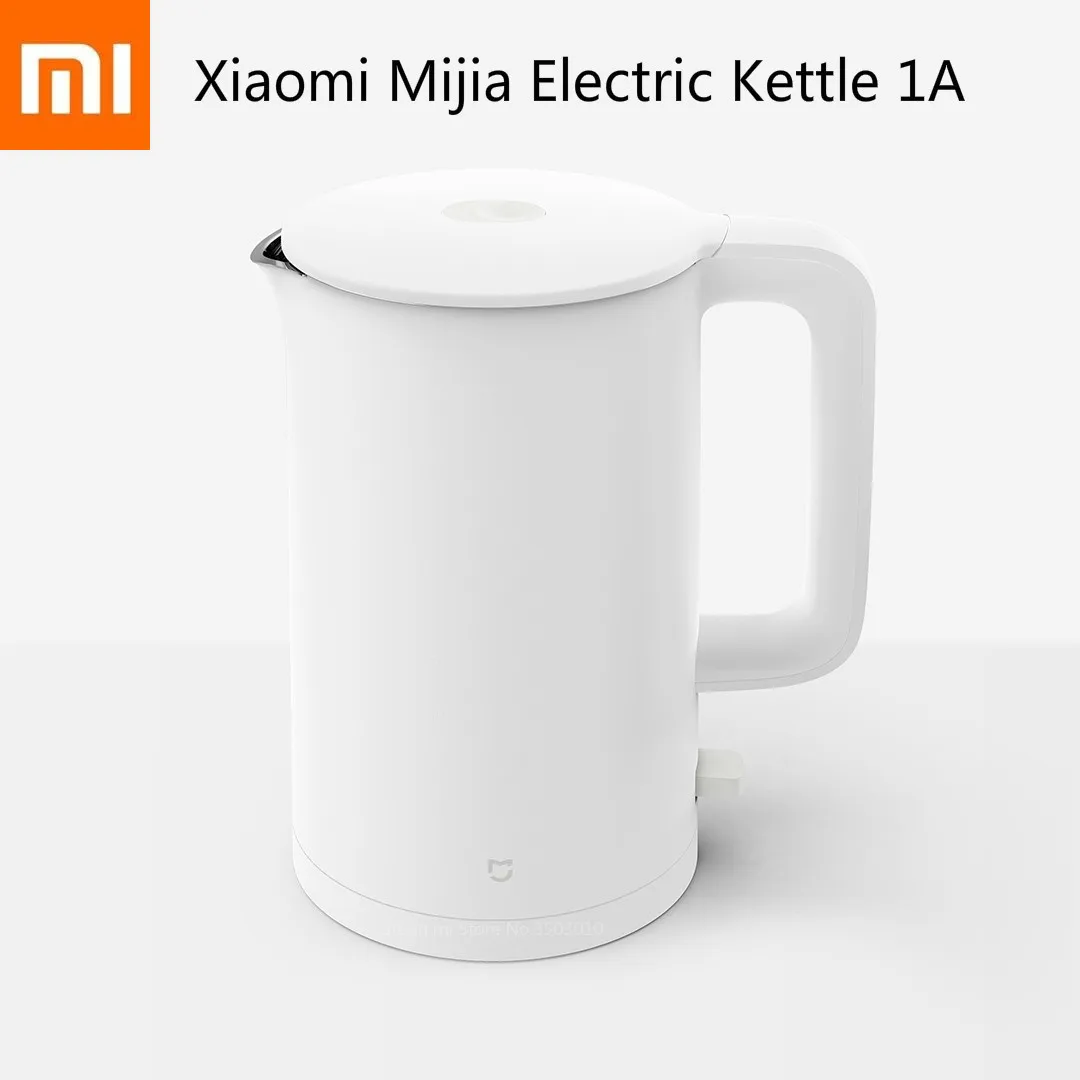1.5L Xiaomi Mijia Электрический чайник 1A белый Xiomi 1800 Вт Высокая мощность быстрое кипячение полые теплоизоляция не горячая защита питания
