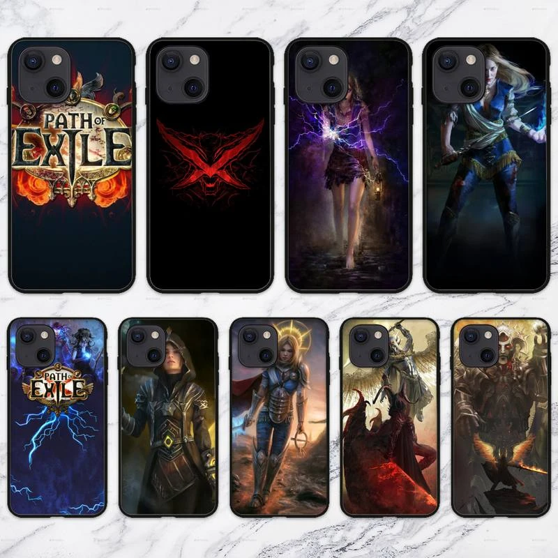 Path Of Exile Game Phone Case For Iphone 11 12 Mini 13 Pro Xs Max X 8 7 6s Plus 5 Se Xr Shell Phone Case Covers Aliexpress