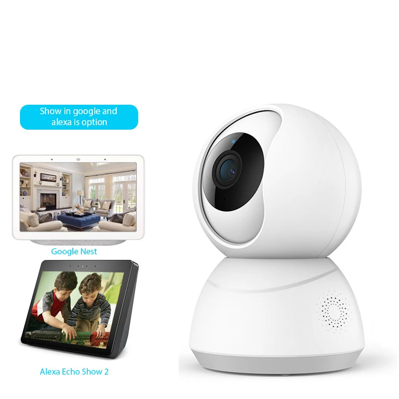 

Mini Wireless Wifi IP Camera Move Detection Auto 2MP 1080P HD Camera IR Night Vision 360 Visible Home Security Smart Camera
