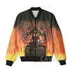 New Fashion Women/Men's  3D Print  Cradle of Filth   Zipper Bomber Jackets Men Overcoat Mens Coat Zip Up Jackets 5