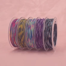 Nuevo producto de cuerda envuelta de núcleo de 1mm remos, bola de punto elástico, nudo de piña, disco de flores, bobina y cuerda línea especial