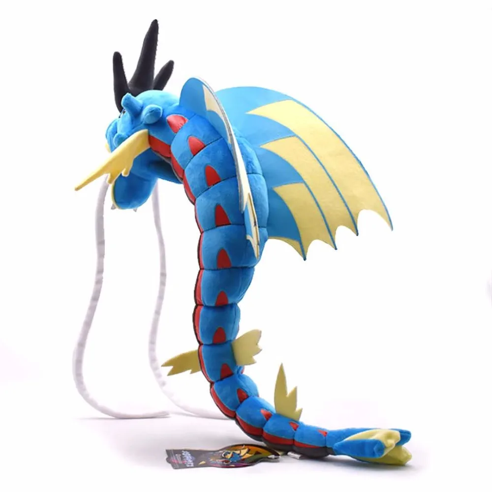Takara Tomy Pokemon Plush 55cm Monster Center Mega Blue Wing Gyarados Garados Peluche Toys Doll Soft Stuffed Gift for Children