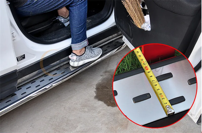 Новое поступление, шаг в сторону, подходит для Toyota RAV4, платформа, Беговая доска, Nerf бар, алюминиевая защита
