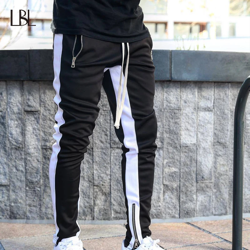 On Sale Tracksuit Bottoms Trousers Sportswear Jogger Black Skinny Fitness Men Casual Gyms Ma5MzdmlV