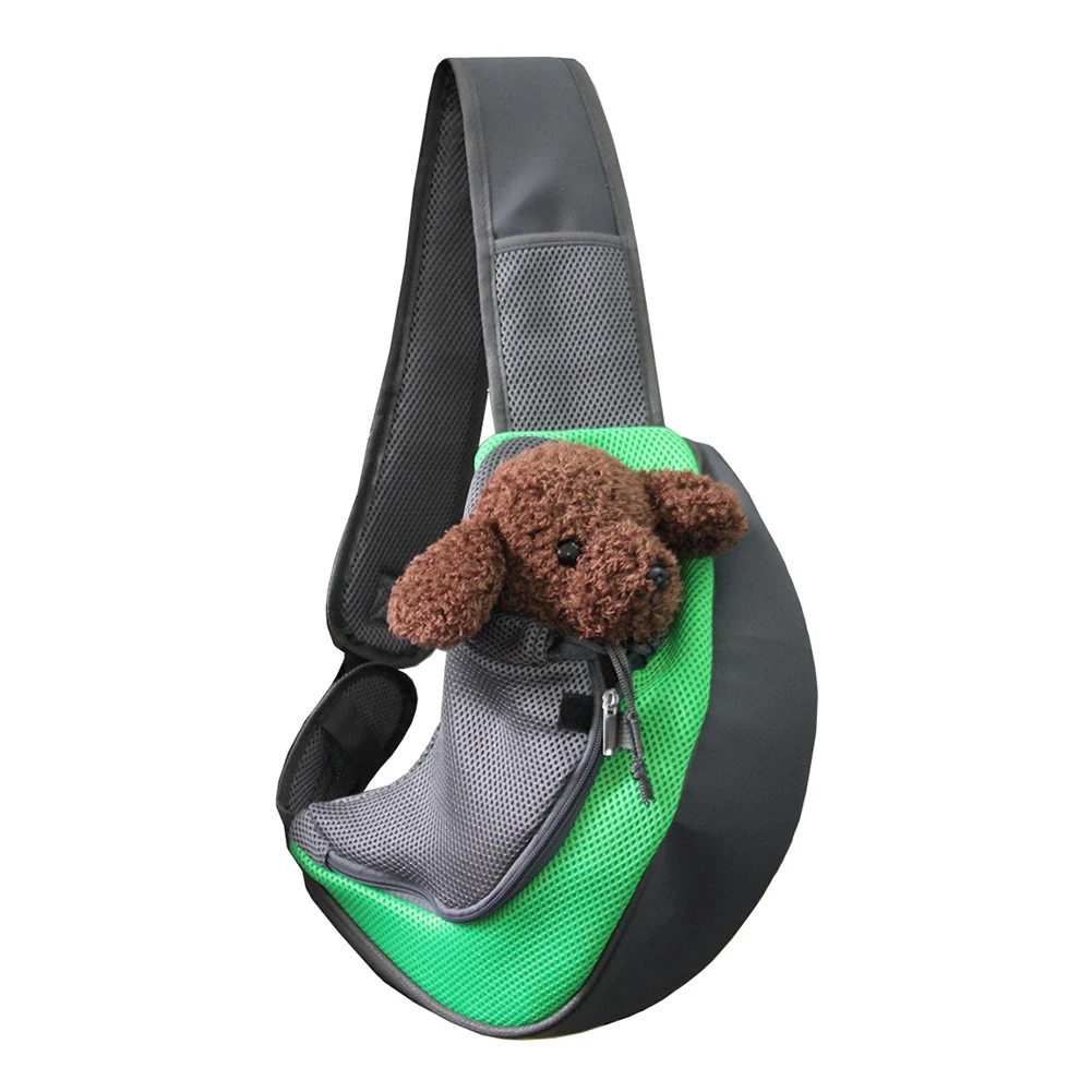 Pet Puppy Dog Carrier Outdoor Travel Single Shoulder Bag Mesh Pouch Handbag