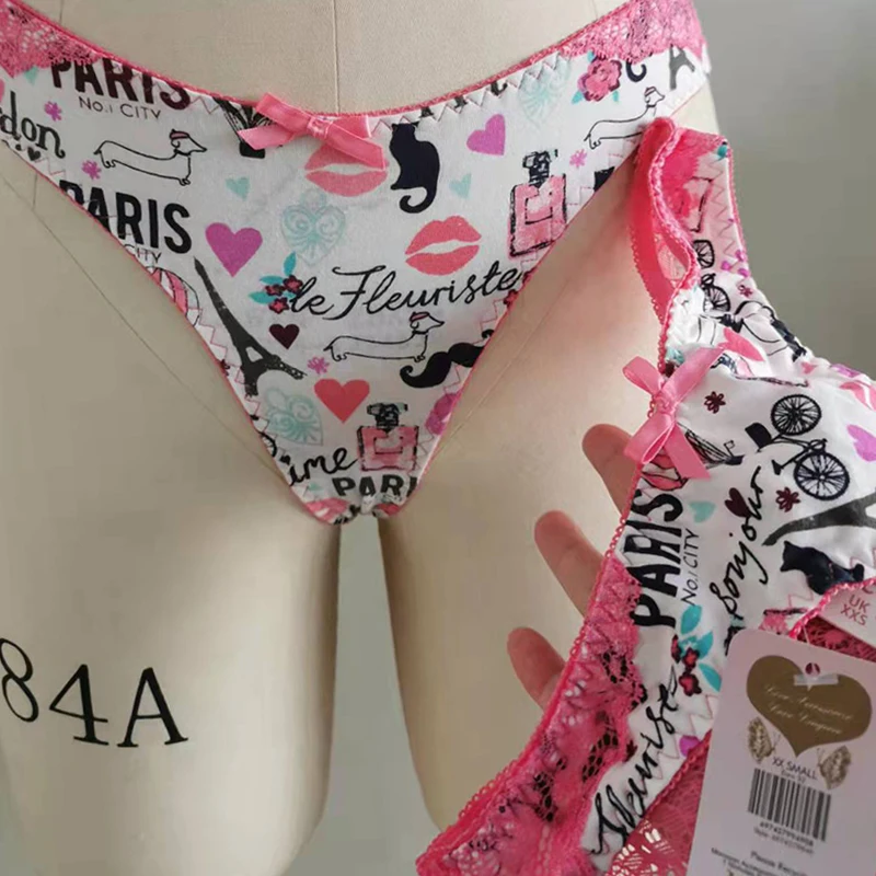 new  ladies asst designs   bikinis panties ..lot of 4 panties..by paris pink 