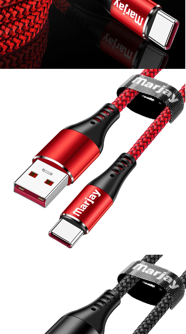 USB кабель 5A супер зарядка 5А быстрая зарядка нейлон type C USB кабель для зарядного устройства провод шнур для huawei P20 mate 20 Honor 10 V10