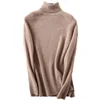 100% Merino Wool Turtleneck Sweater Women 2022 Autumn Winter Warm Soft knitted Pullover Femme Jumper Women Cashmere Sweater ► Photo 3/6