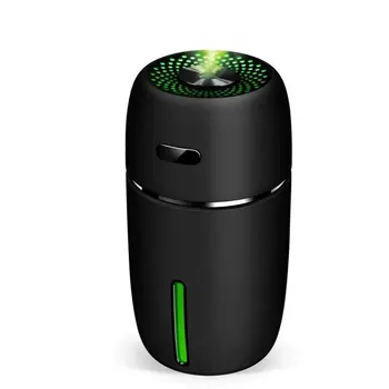 

Mini Usb Air Humidifier Aroma Diffuser Car Essential Oil Air Purifier With Led