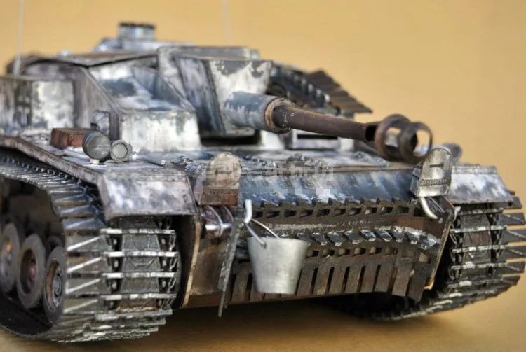 1:25 Масштаб 2 мировая война Германия Sturmgeschutz III StuG 40 Ausf.F Военная бумага модель