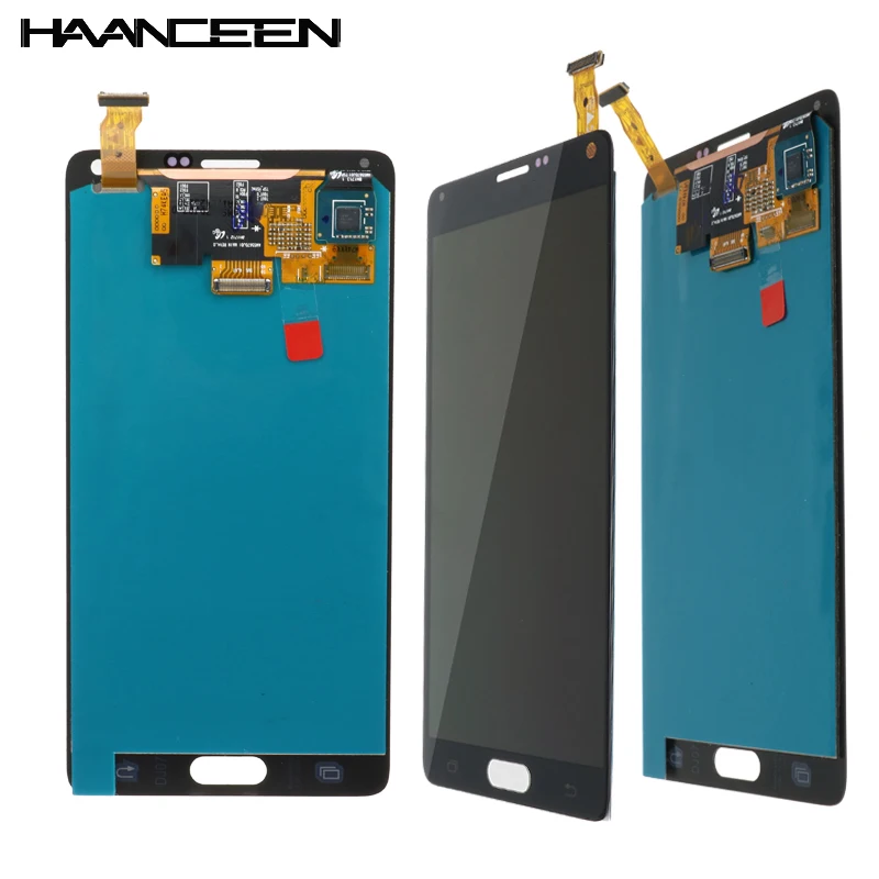 ORI 5 7 'ЖК-Замена для SAMSUNG Galaxy Note 4 Note4 N910 N910C N910A N910F N910H ЖК-дисплей сенсорный экран