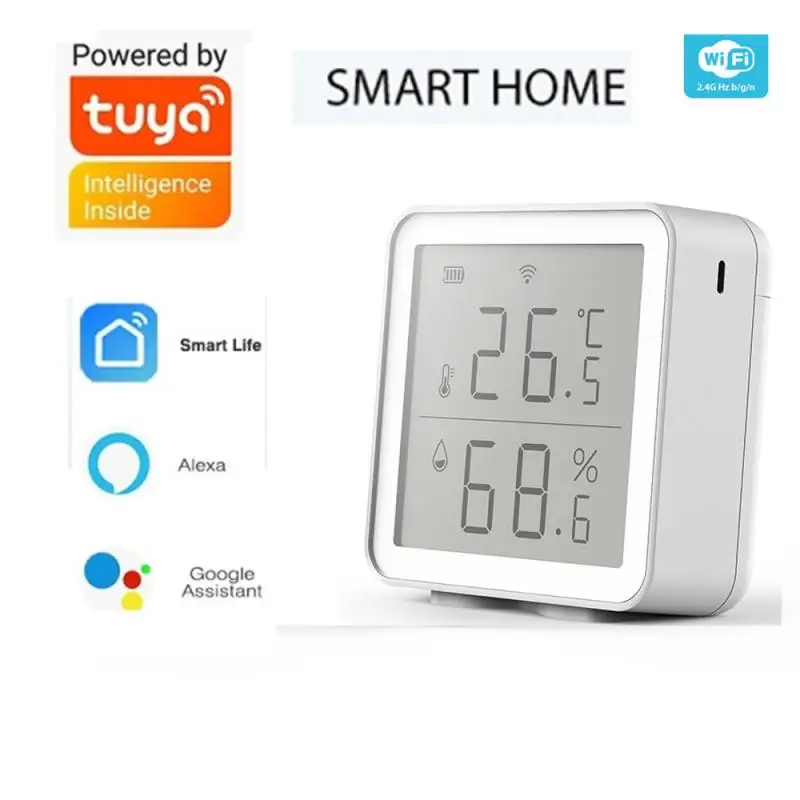 Tuya WiFi Smart Wireless Home Temperature Detector Low consumption Temperature And Humidity
