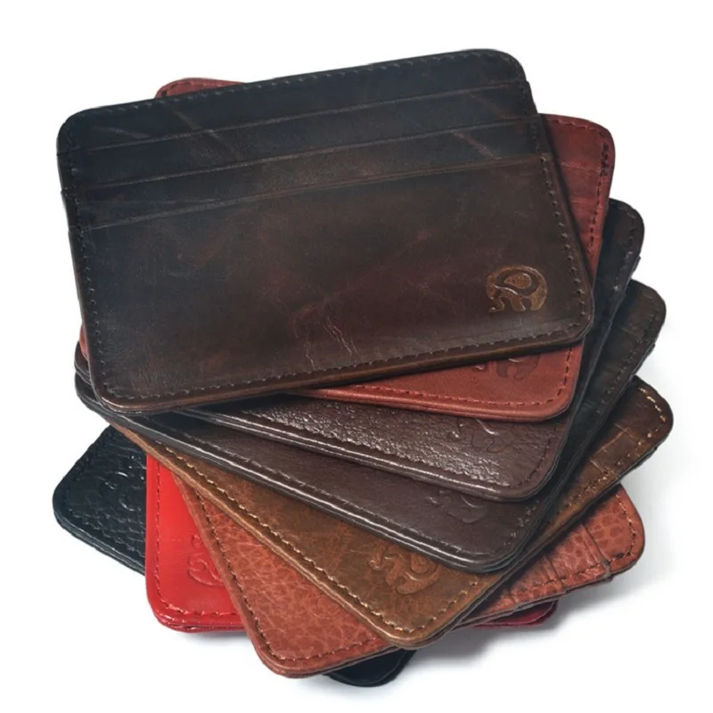 Luxury Soft Leather Wallet for Men Business//ID//Credit Card Holder Purse