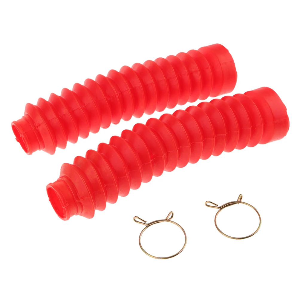 Передняя вилка мотоцикла пылезащитный чехол Гетры сапоги красный амортизатор