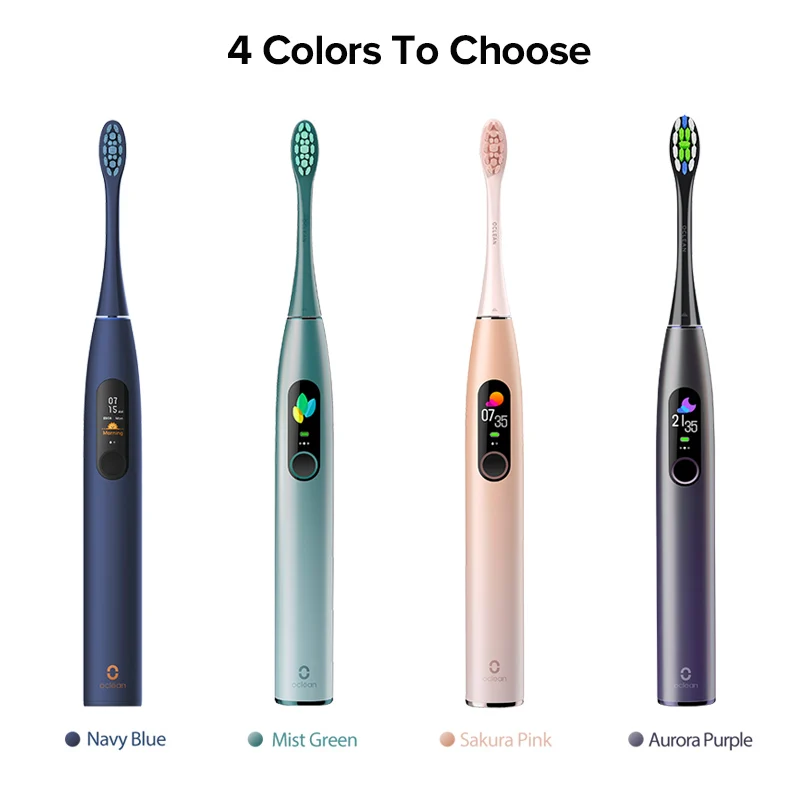 2020 New Oclean X Pro Sonic Toothbrush with Touch Screen IPX7 Waterproof 3 Brushing Modes Tooth Brush For Adult Fast Charging