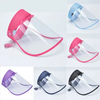 

Full Face Shield Cover Lens Safety Face Shield Hat Mask Visor Respirator Protection Helmet Anti-Splash Bacteria Blocking