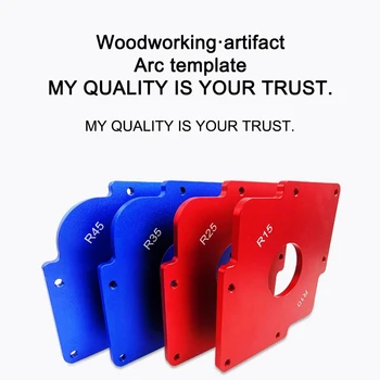 

1PC Wood Panel Radius Quick-Jig Router Table Bits Jig Corner Templates Kit For Engraving and Router Machine Woodworking Parts