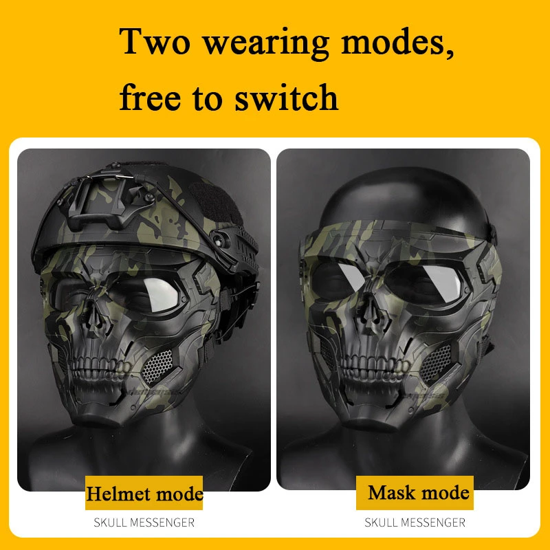 Airsoft Paintball CS Game Mask Tactical Full Face Skull Mask Army Outdoor Hunting Protective Masks