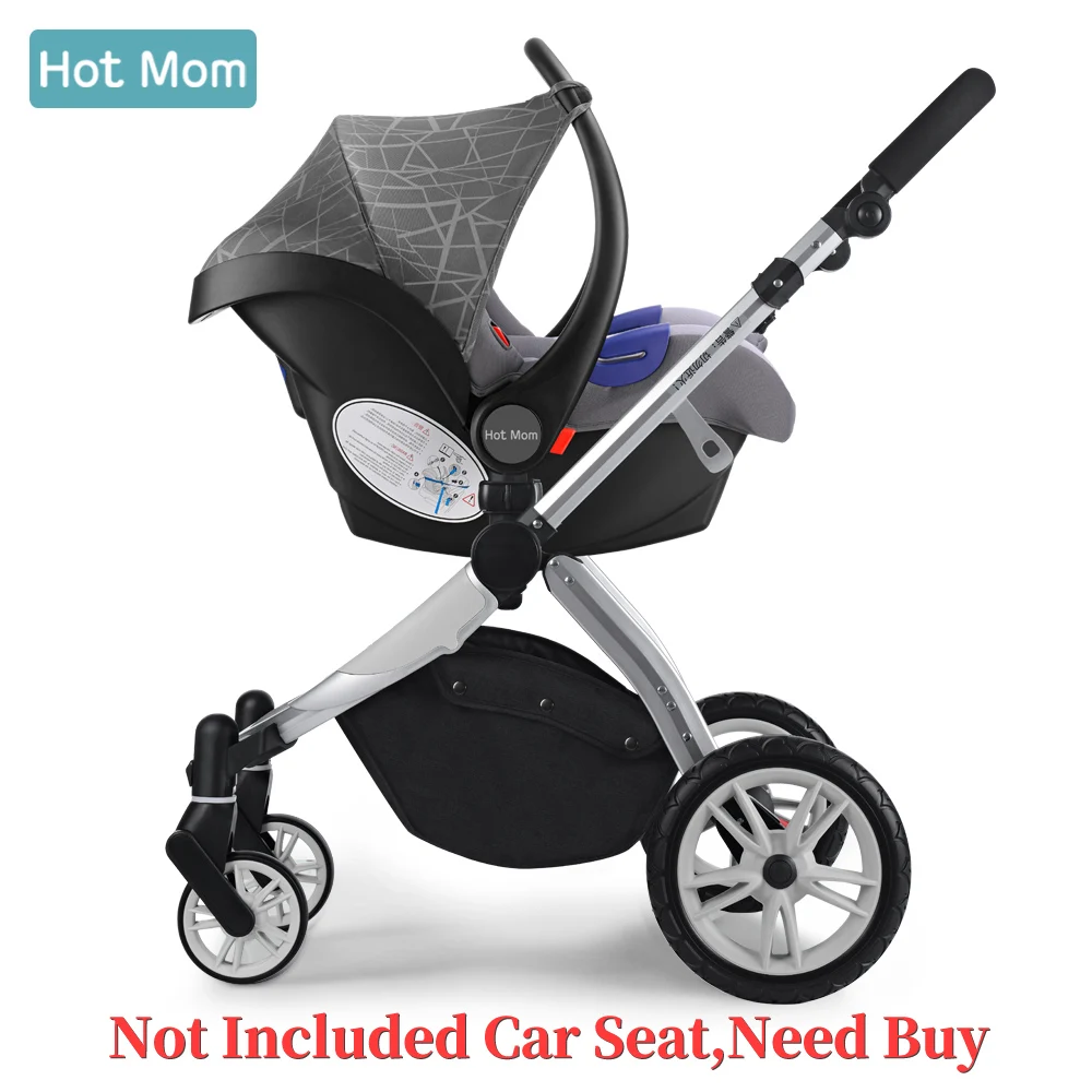 Автокресло группа 0+ для Hot Mom F22/F023/889 детская коляска, серый