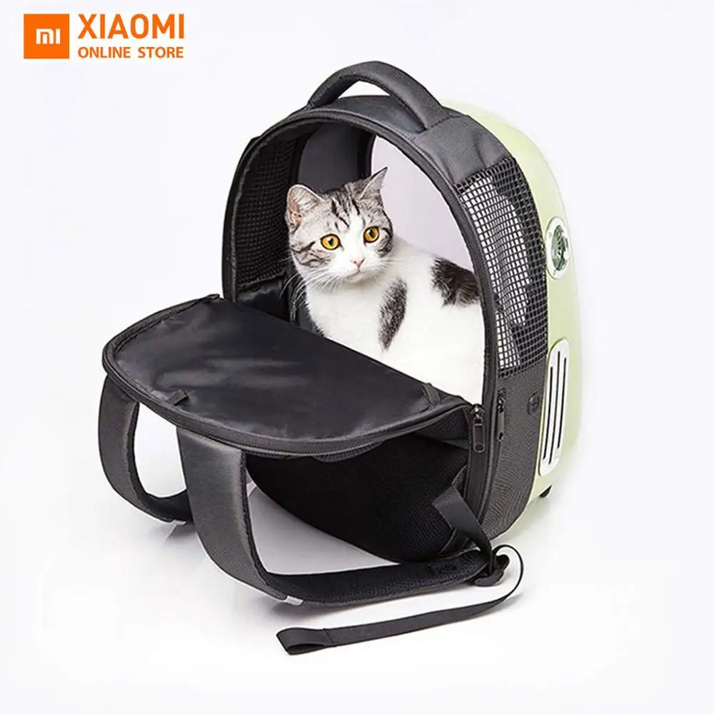 

Xiaomi Petkit Portable Pet Cat Carrying Backpack Large Capacity Ventilated Built-In Lighted Pet Bag Outgoing Cats And Small Dogs