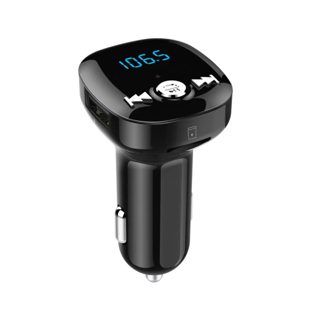 BC40 FM передатчик Handsfree автомобильный комплект автомобильный аудио mp3-плеер с двойной USB Автомобильное зарядное устройство Поддержка U диск/TF карта