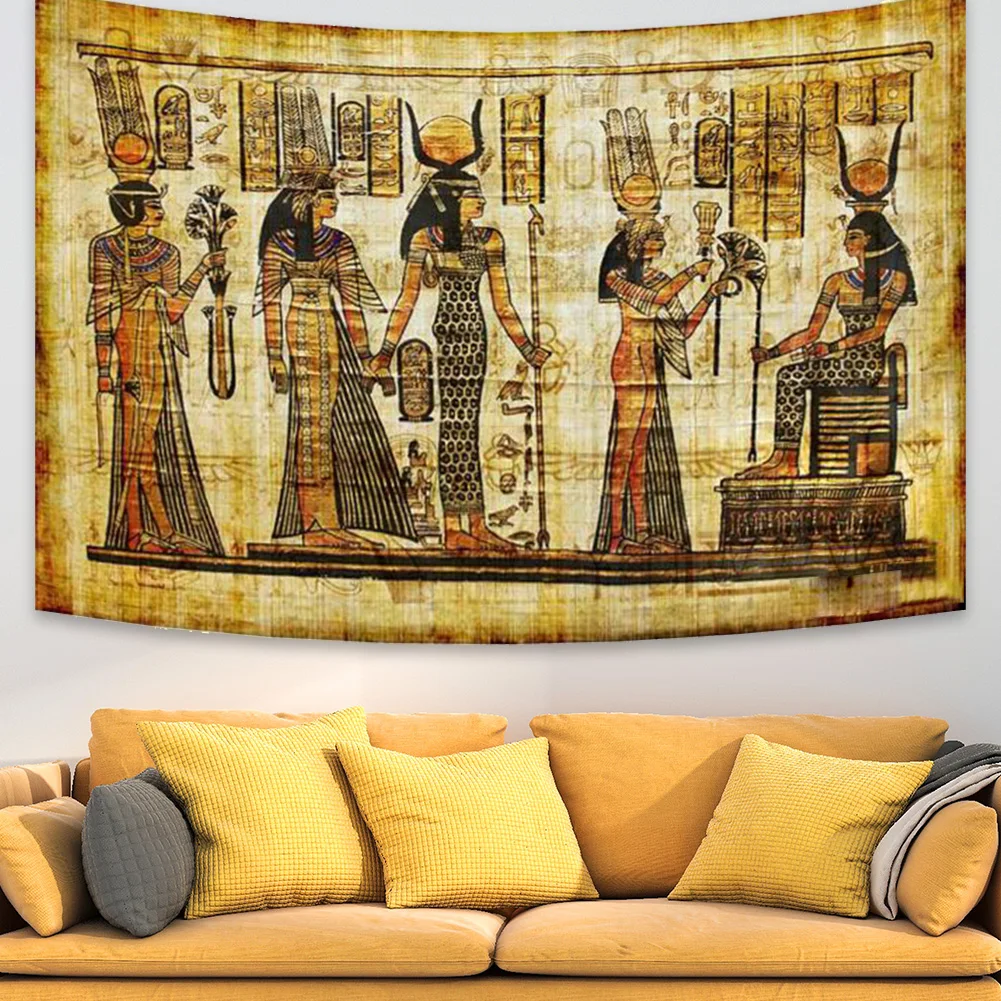 Ancient Egypt Printing Hanging Tapestry Wall Blanket Background Art Supplies Home Decoration Props Stylish Decorations | Дом и сад