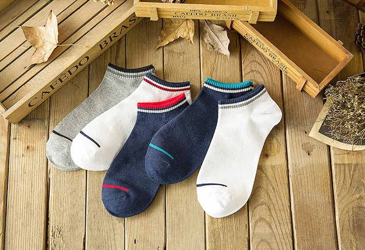 [10 Pairs] Summer Men Classic No-show Socks Short Men's Socks Hidden Socks Casual Stall Men's Socks