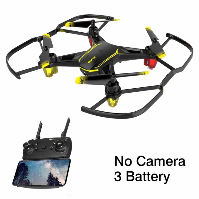 NO CAMERA 3 BATTERY Дрон GW66 мини Дрон wifi FPV Дроны с камерой RC вертолет Квадрокоптер с дистанционным управлением Дрон Игрушки для мальчиков Дети - Цвет: NO CAMERA 3 BATTERY