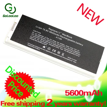 

Golooloo 59Wh Silver Black A1185 Battery for Apple MacBook 13" A1181 ( 2006-2009 years ) MA701 MB061 MB062 MB402 MB403 MB404