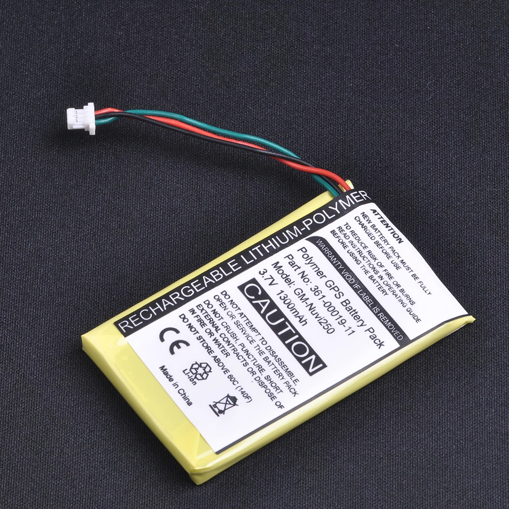 1 шт 1300mAh 3 7 V GPS SAT Аккумулятор для Garmin Nuvi 200 200W 205 205W 205T 205WT 250 252W 255 255T 255W 255WT 260 260W 260WT