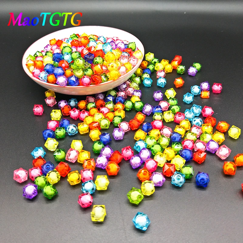

100/100/100/50/30pcs/lot 4/6/8/10/12mm Acrylic Beads In Beads For Jewelry Making Handmade Necklace Bracelet Wholesale