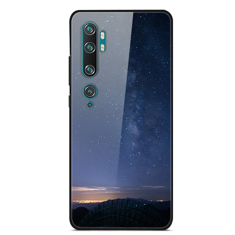 Для Xiaomi mi Note 10 Pro Чехол закаленное Стекло жесткий чехол для телефона для Xiaomi mi Note 10 задняя крышка mi Note10 Coque Примечание 10Pro - Цвет: 26