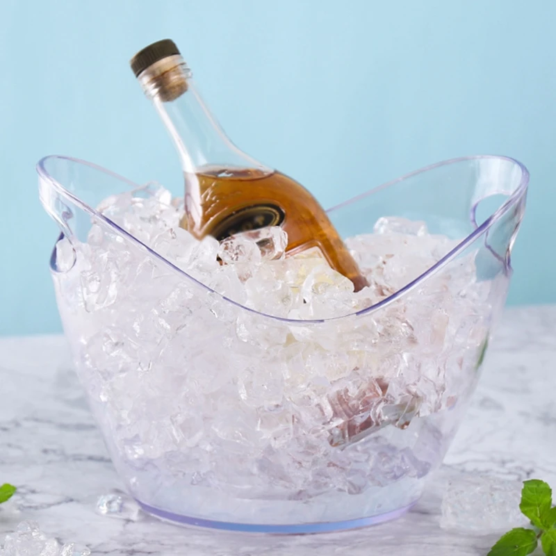 Wine Champagne Bottles Ice Bucket Food Grade Acrylic Wine Bucket For Wine Champagne Beer Bottles Gift ice bucket