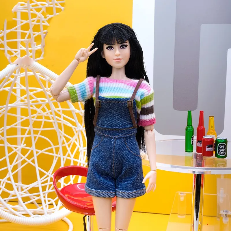 as pics full doll Азиатское лицо Восточная красавица принцесса Китайский классический стиль принцесса девочка кукла игрушка белое тело 22 сустава подвижные тонкие тела кукла игрушка - Цвет: as pics full doll