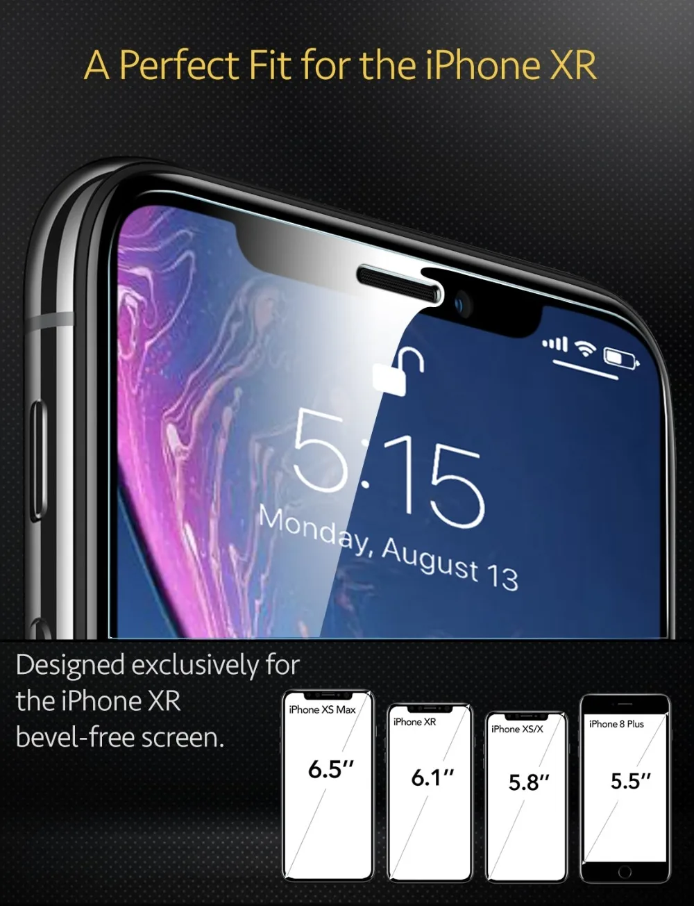 ESR Защита экрана для iPhone X XS XR XS Max 5X более прочная защита из закаленного стекла Бесплатный аппликатор для iPhone XS XR XS Max
