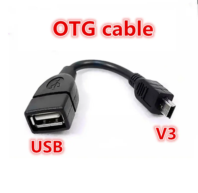 Тест перед отправкой USB A мама к Mini USB B папа кабель адаптер 5P OTG V3 порт кабель для передачи данных для автомобиля аудио планшет для MP3 MP4