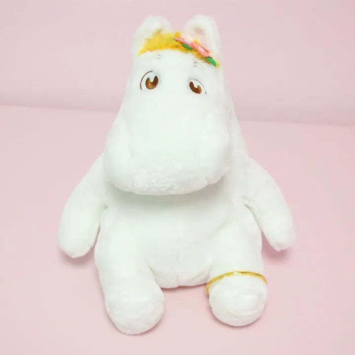 30 см пары Moomin and Snork maiden плюшевая игрушка мягкая игрушка кукла куклы Животные куклы, детский подарок Рождество - Цвет: Цвет: желтый