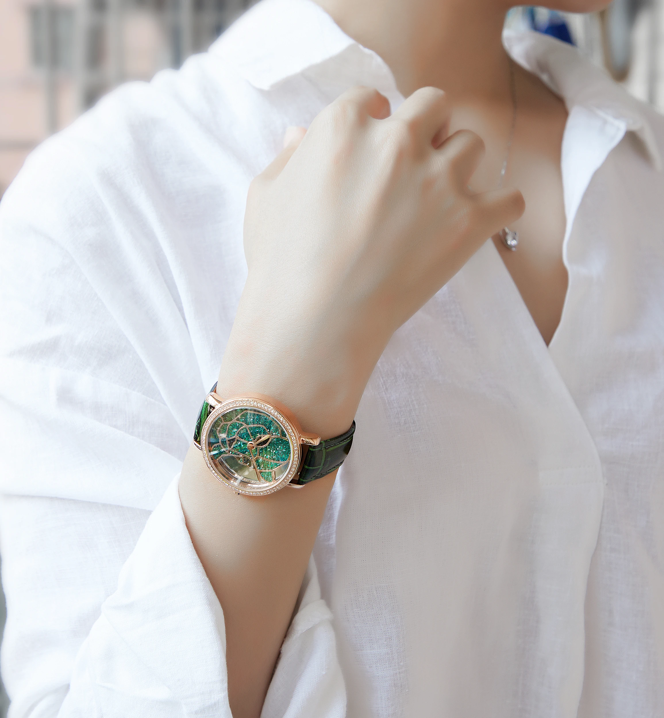 Новые роскошные женские часы 3D форма леопарда женские кварцевые часы розовое золото Полный алмаз часы женский кожаный ремешок часы водонепроницаемые