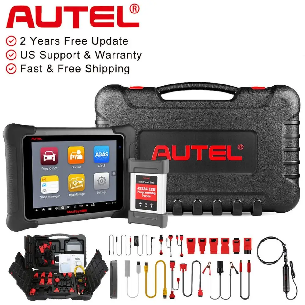 Диагностический инструмент Autel MaxiSys Elite автомобильный диагностический прибор