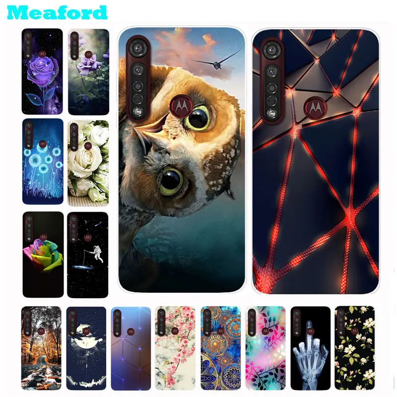 Чехол для Motorola Moto G8 Plus силиконовый мягкий ТПУ чехол телефона One Macro Play защитный G8Play