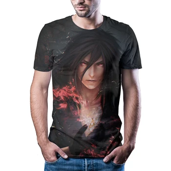 

2020 summer 3D men's Naruto modern fashion short sleeve T-shirt printed casual T-shirt