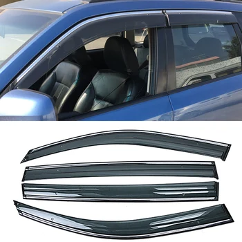 

For SUBARU Forester SH 2009 2010 2011 2012 Car Window Sun Rain Shade Visors Shield Shelter Protector Cover Trim Frame Sticker